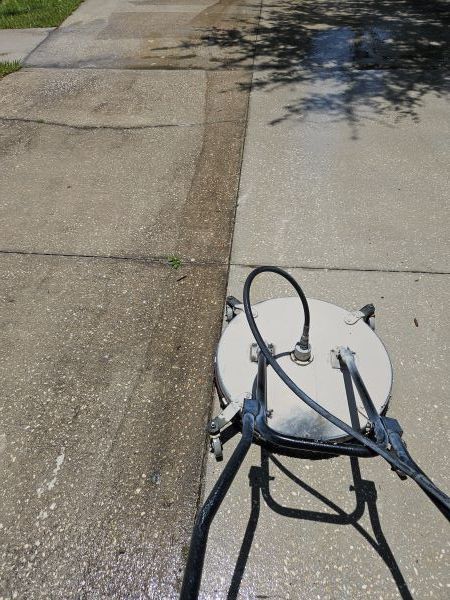 Driveway cleaning in Riverview, FL to clear HOA violation