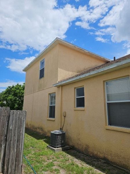 House with dirty walls