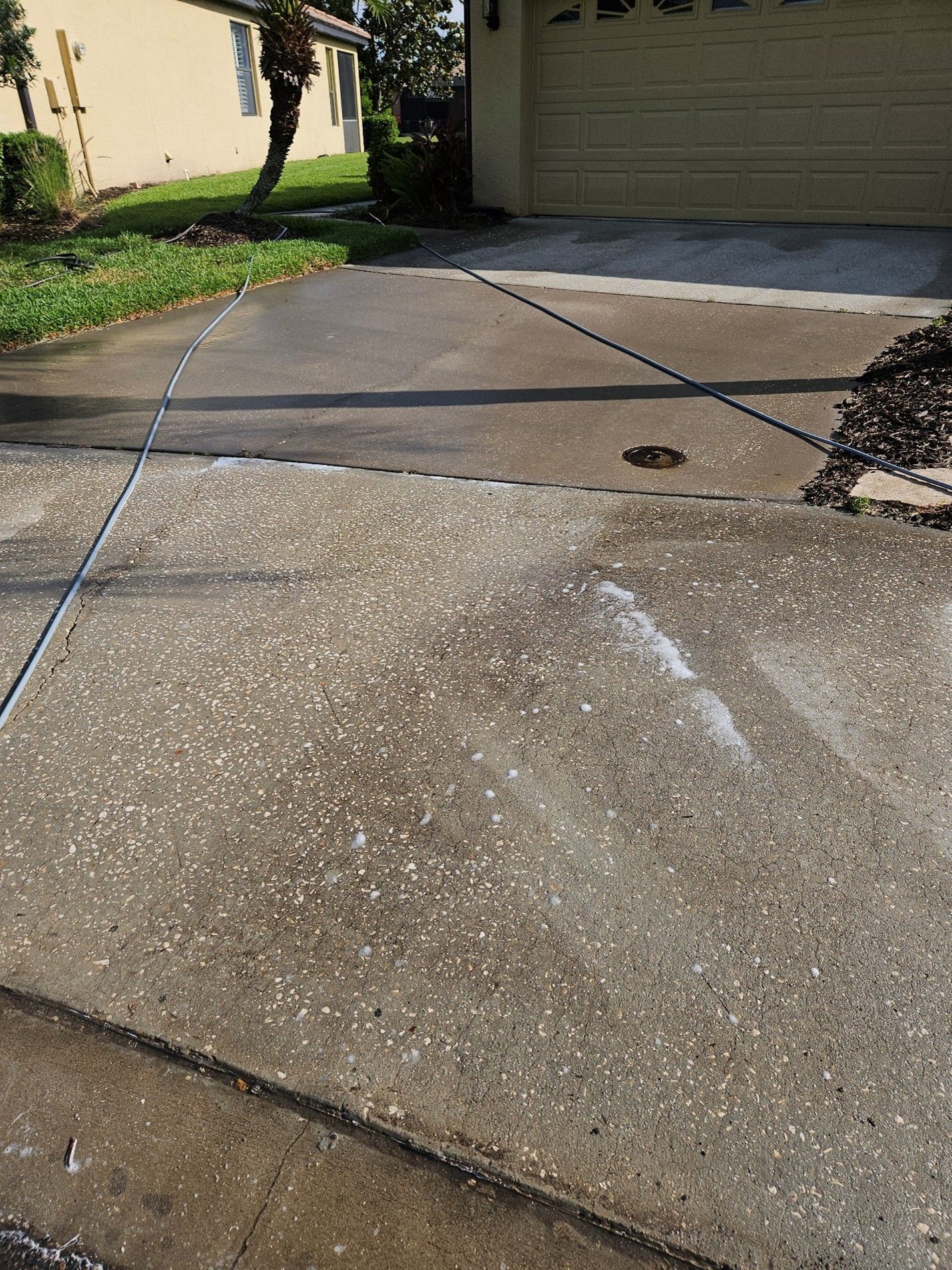 Dirty driveway