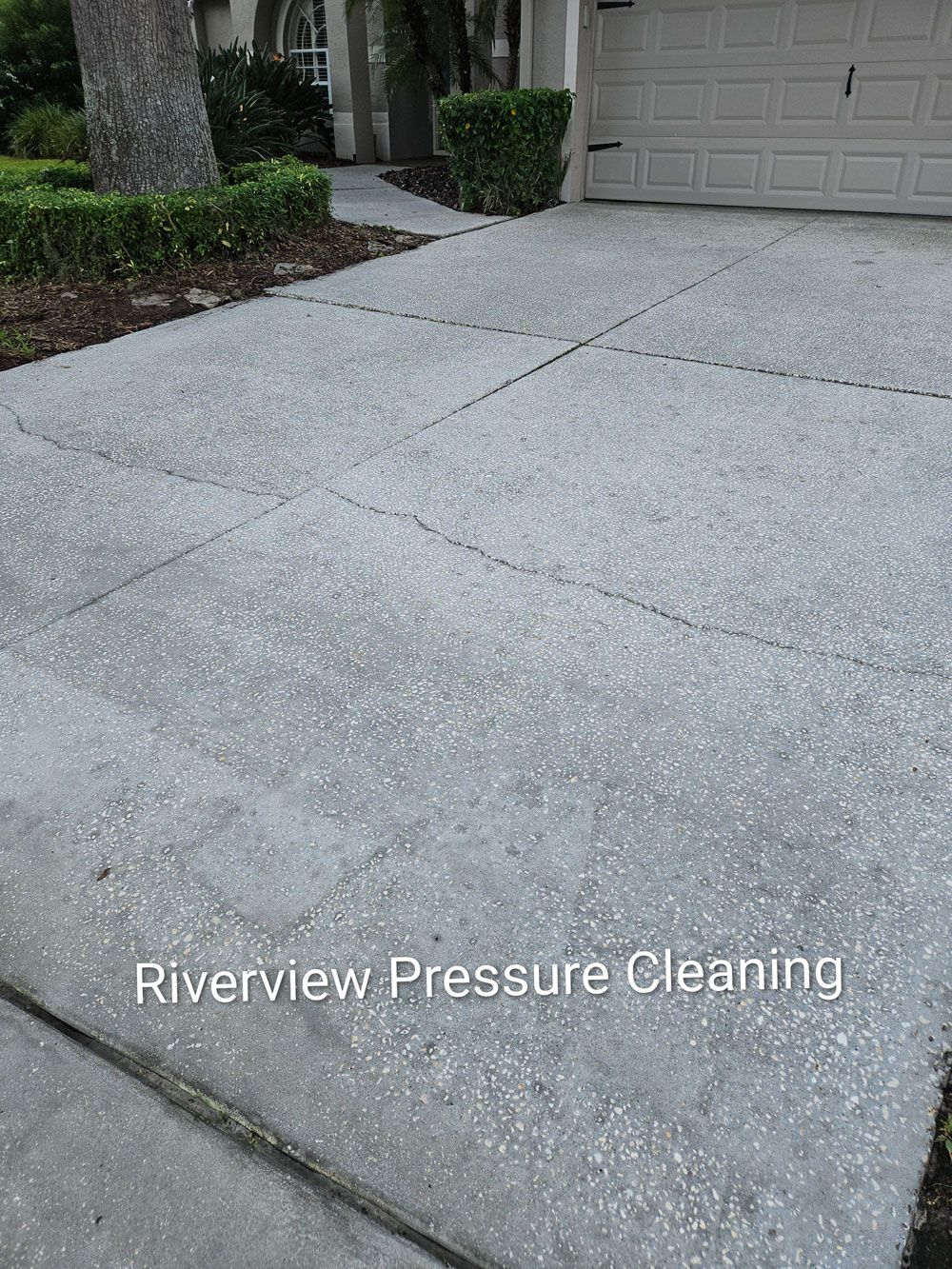 Clean driveway, sidewalks and walkway after pressure washing in Brandon FL