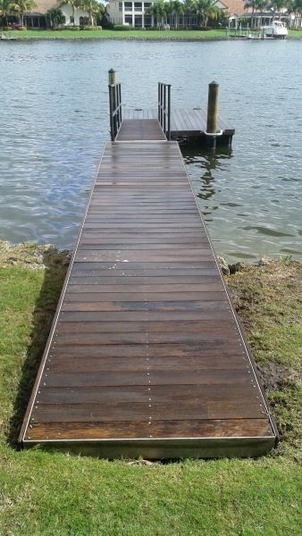Can a dock be pressure washed? Yes, an experienced pressure washer can clean a dock.