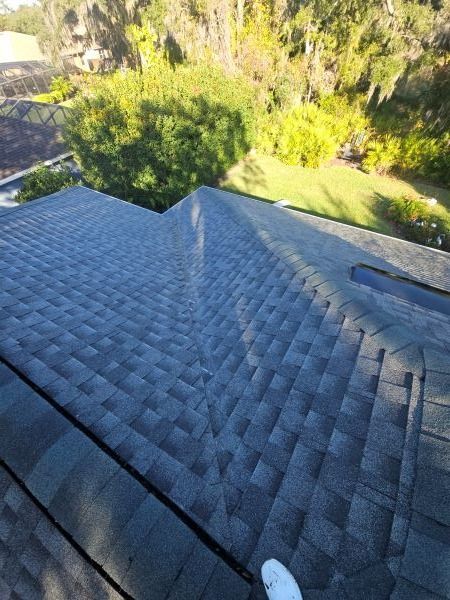 Soft wash roof cleaning in Lithia FL