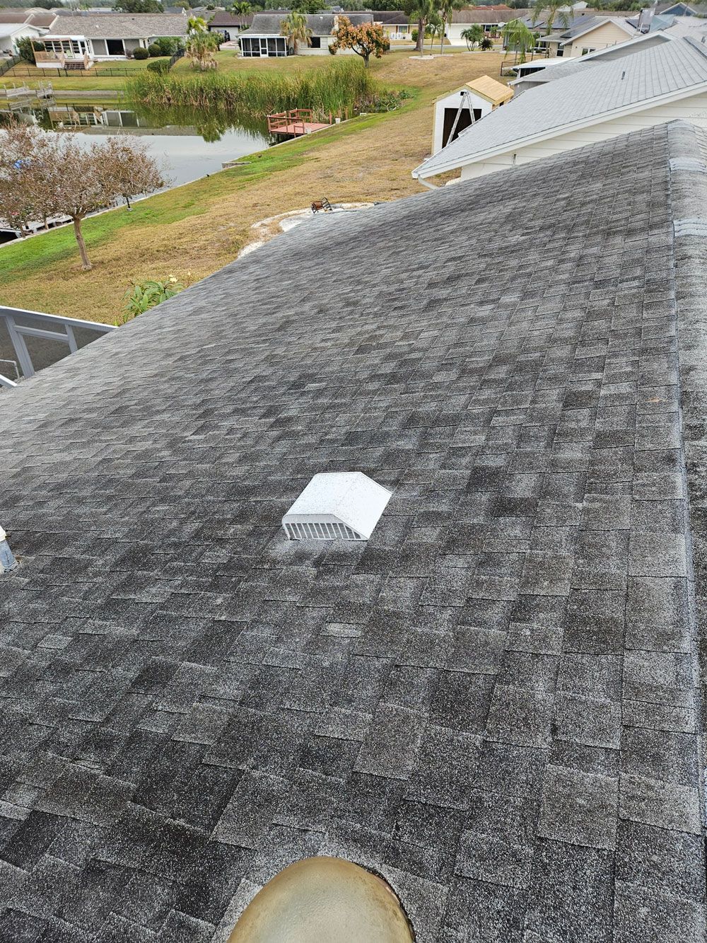 Before photo of an asphalt shingle roof in Valrico, FL