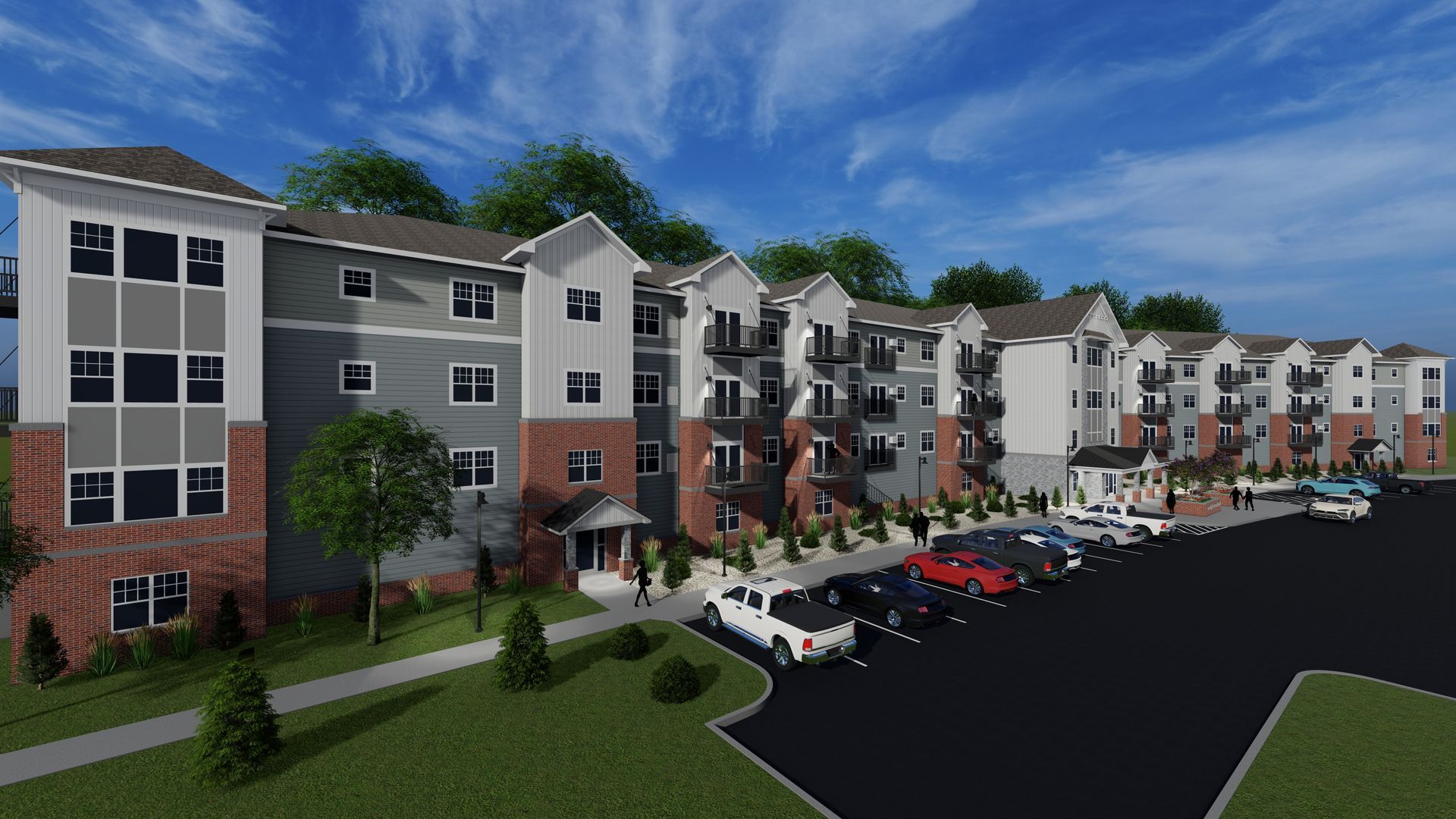 Park Place Plaza exterior rendering
