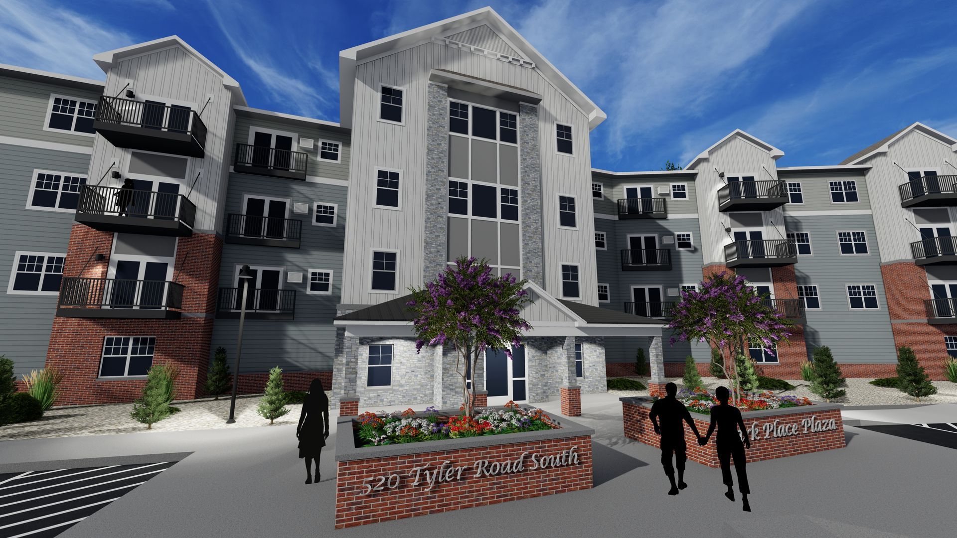 Park Place Plaza exterior rendering