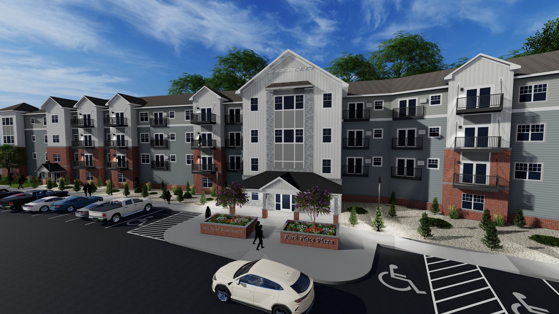 Park Place Plaza exterior rendering