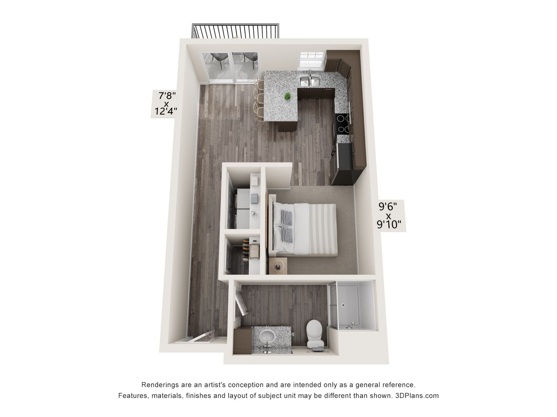 Park Place Plaza Floor Plan A2