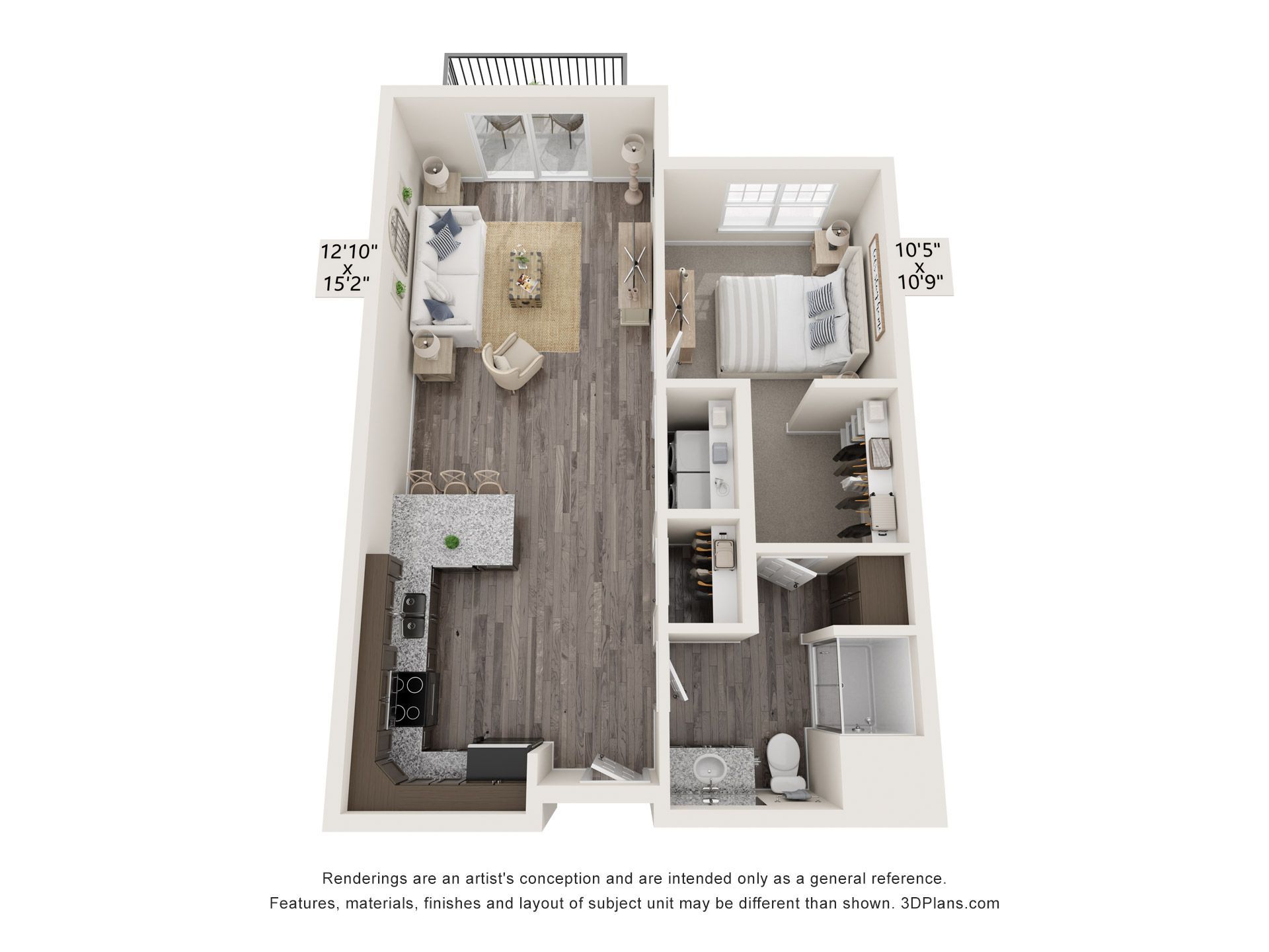 Park Place Plaza Floor Plan B1