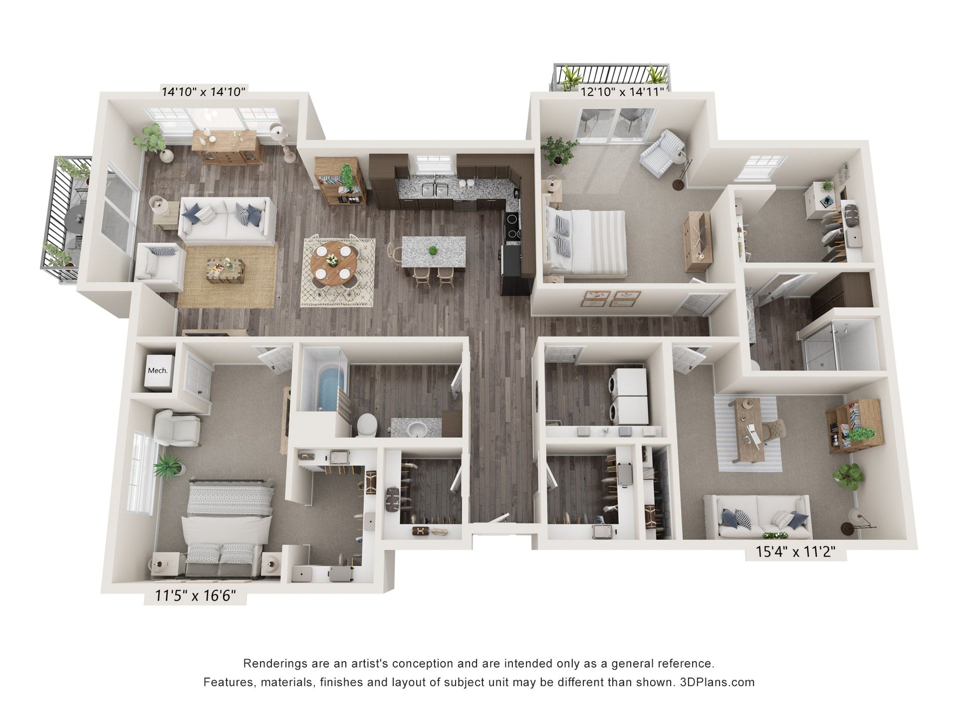 Park Place Plaza Floor Plan C10