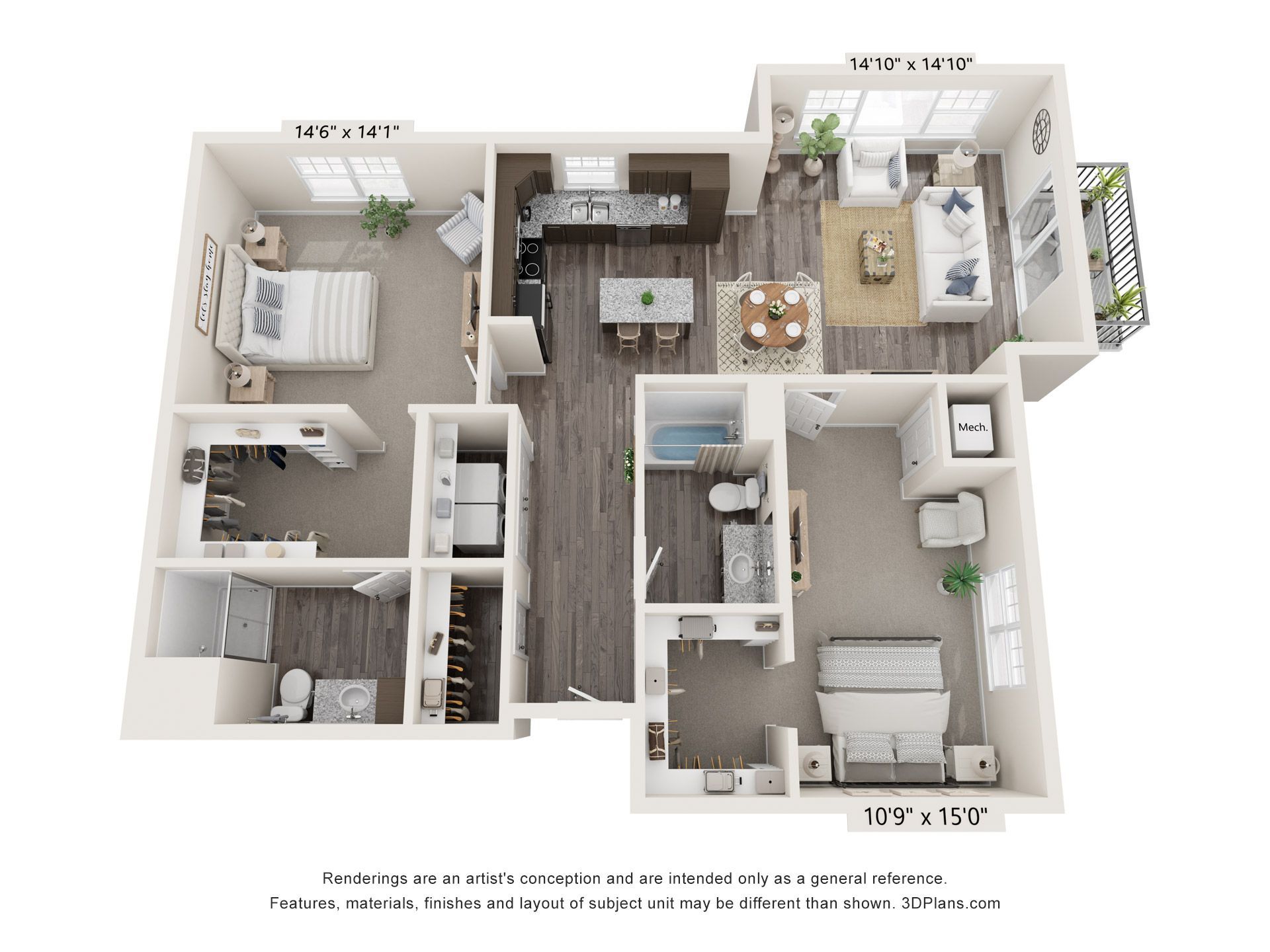 Park Place Plaza Floor Plan C11