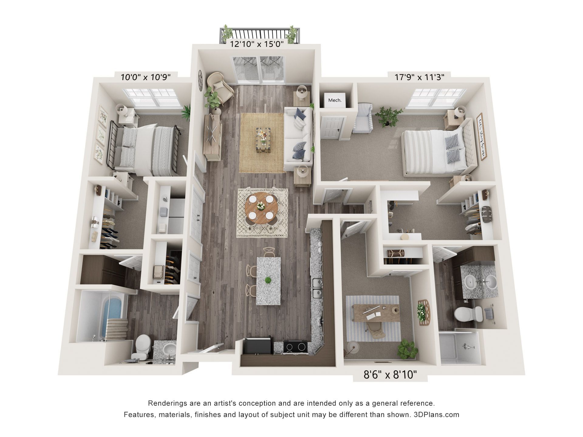 Park Place Plaza Floor Plan C12