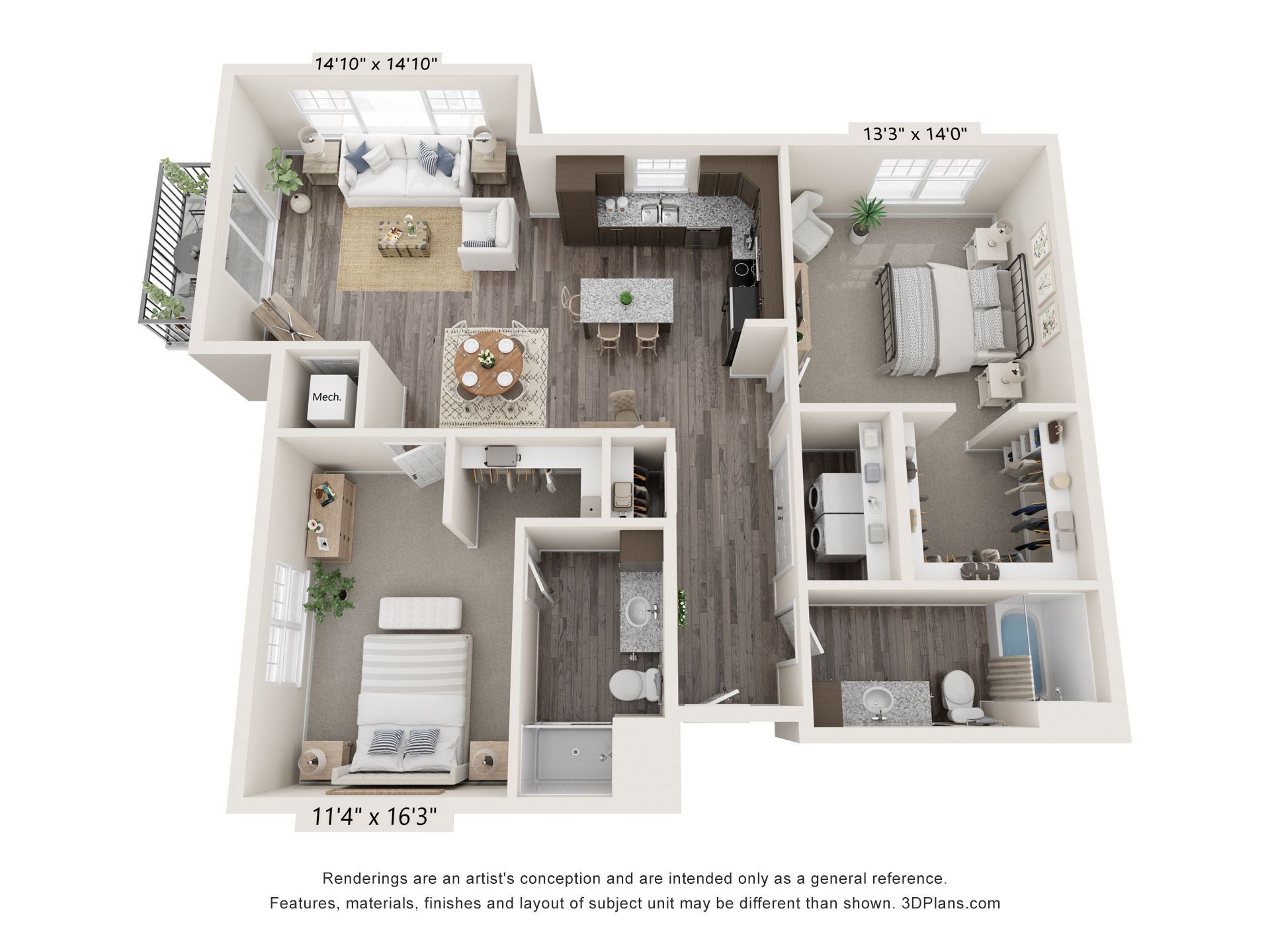 Park Place Plaza Floor Plan C6