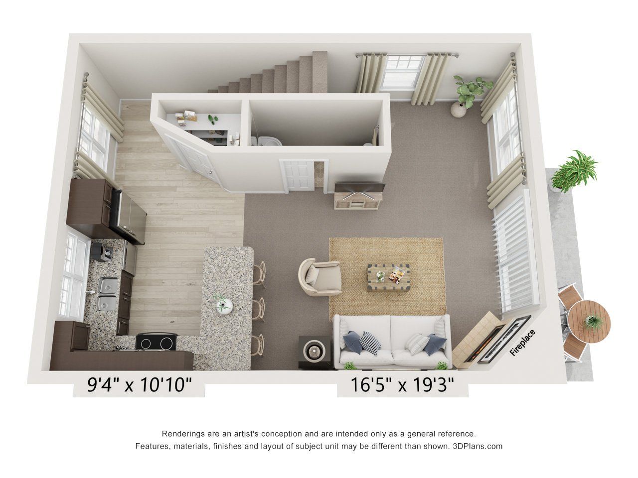 unit f  1st floor floor plan