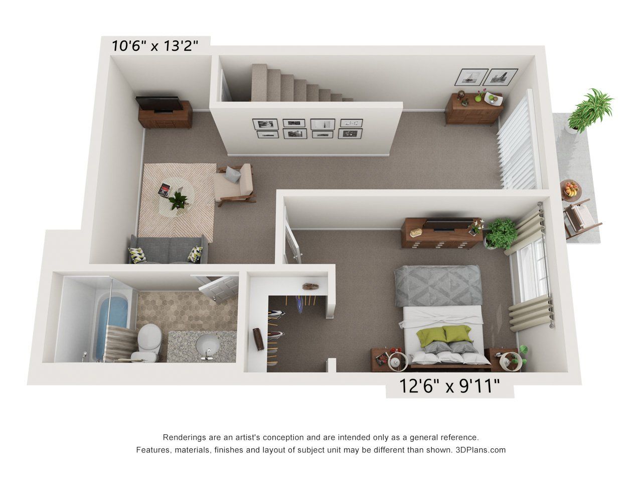 unit f  1st floor floor plan