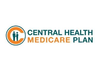 Central Health Medicare Plan logo with teal and orange text and circular icon of two people