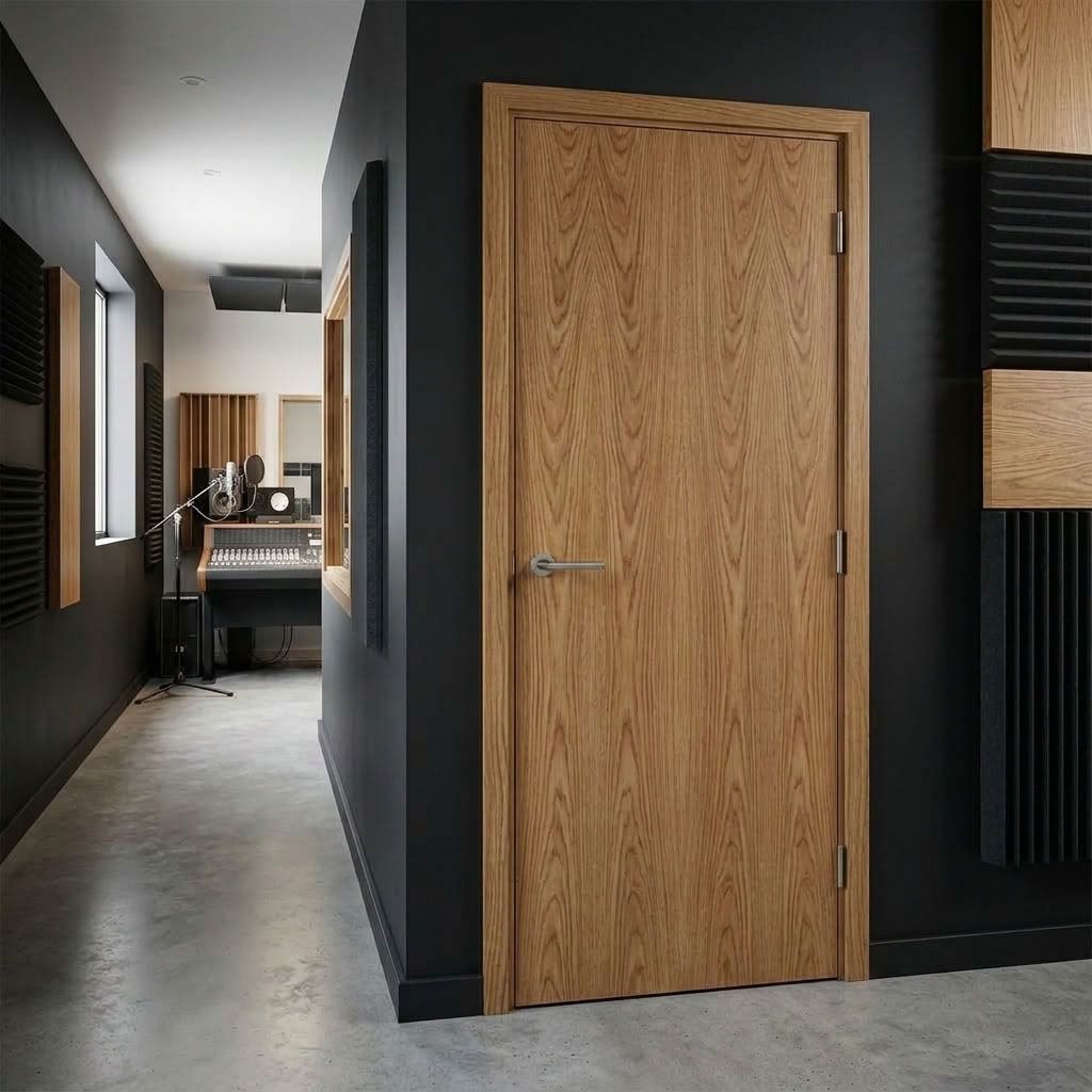 European oak crown veneer reference