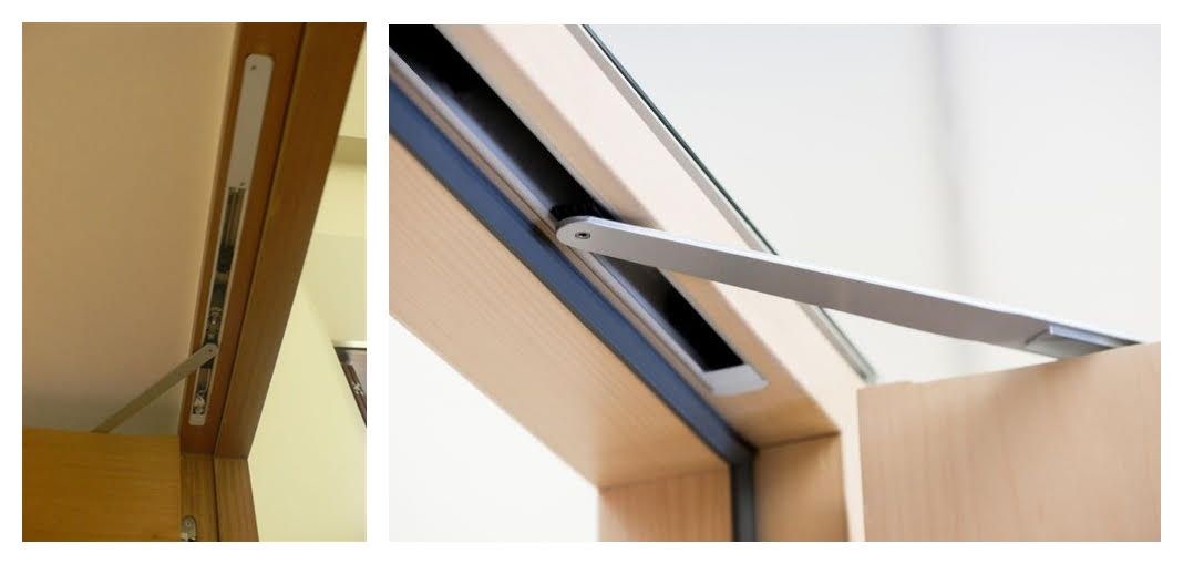 A collage of three pictures showing different types of doors
