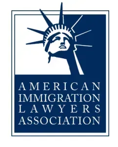 The logo for the american immigration lawyers association.