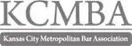 A black and white logo for the kansas city metropolitan bar association.