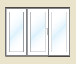 Malibu Fixed/Sliding/Fixed-OXO — Concord, CA — West Coast Windows and Doors Inc.
