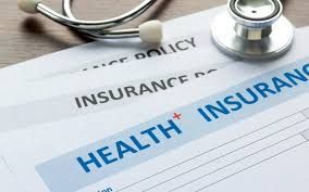 close up of health insurance paperwork