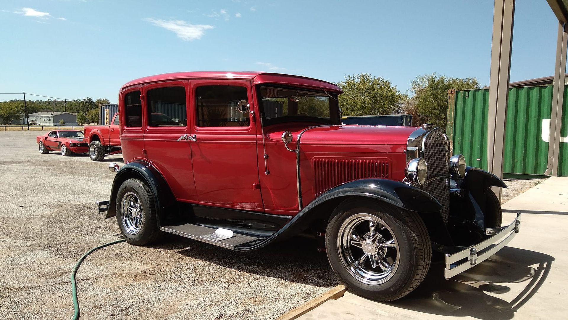 a vintage car serviced by Big Daddy Customs