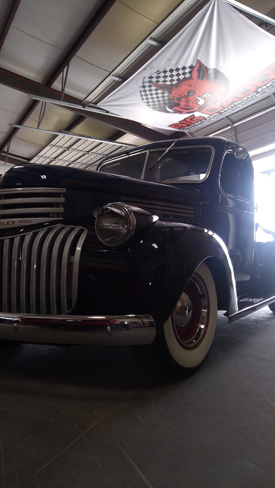 a vintage car serviced by Big Daddy Customs