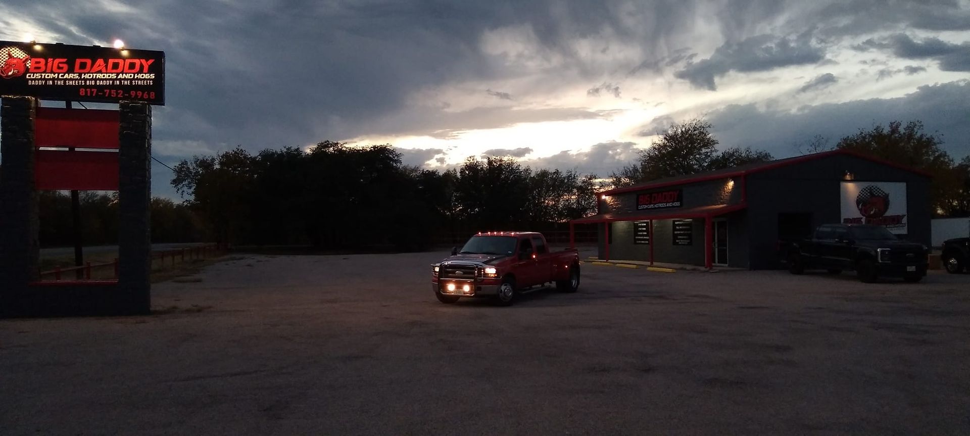 a truck with new lights 
