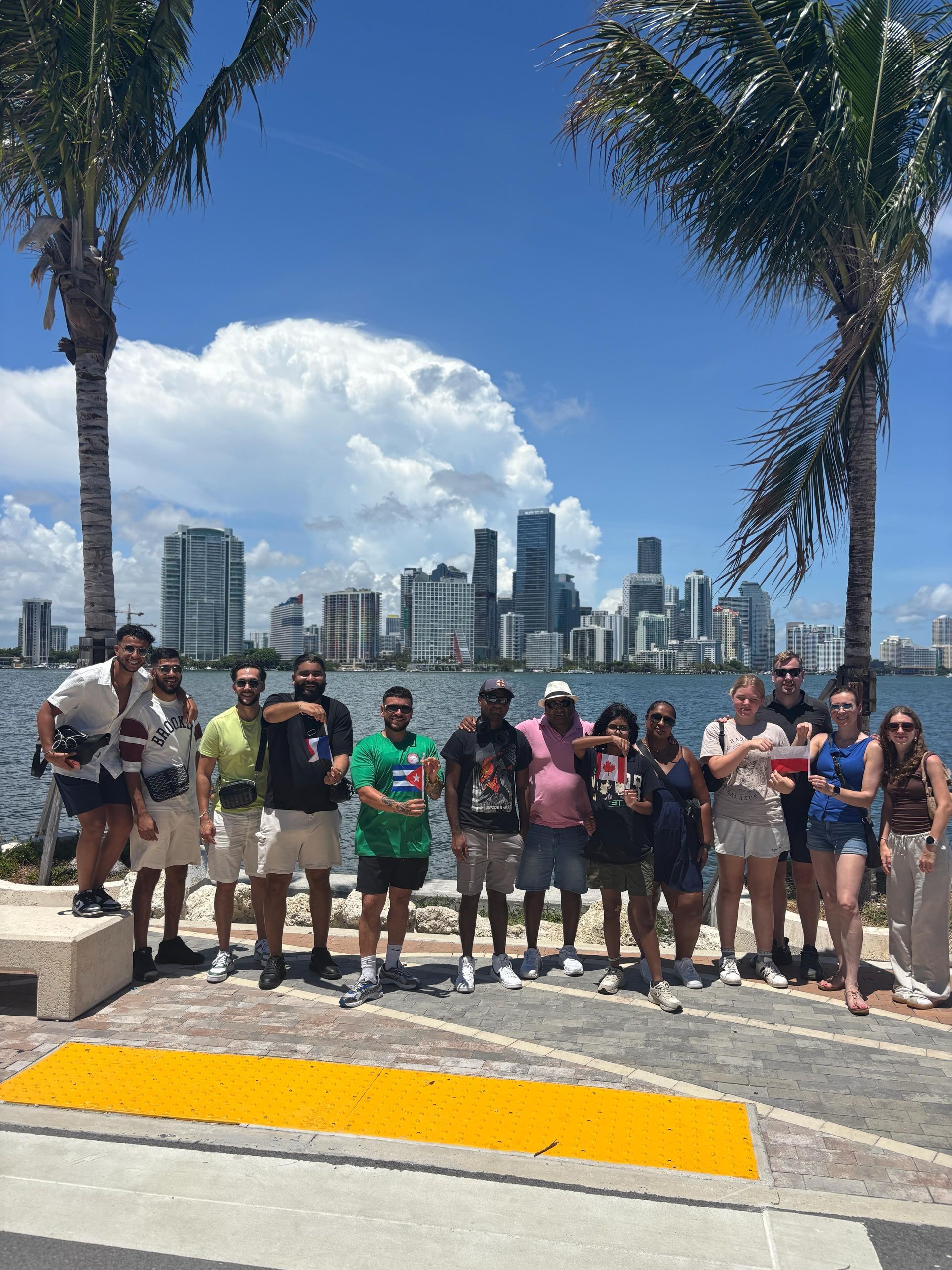 Group City tour in Miami Skyline on the City Half Day City  BusTour