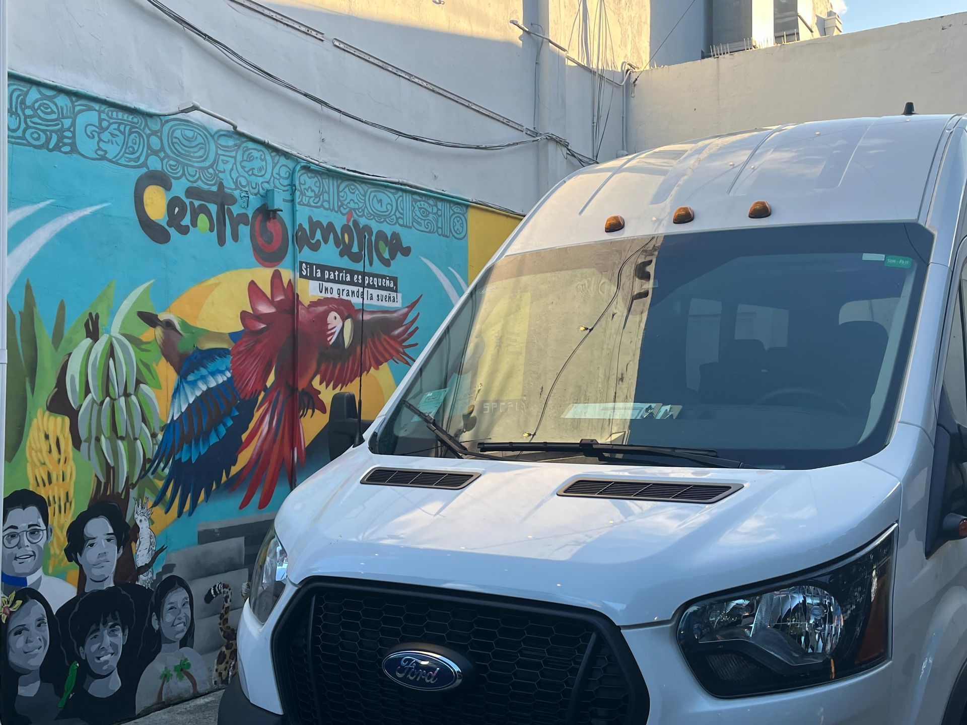 Exploring the Miami 5 in 1 City tour in Miami in Wynwood Walls

