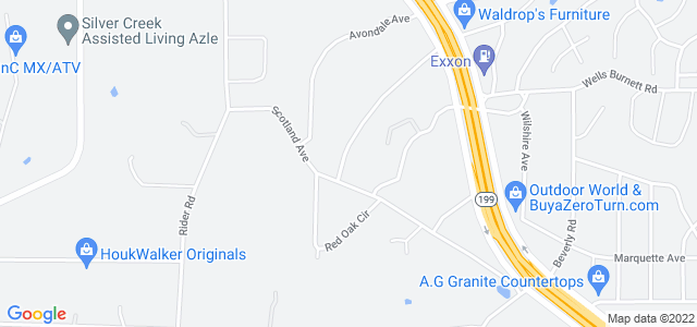 Map of business location