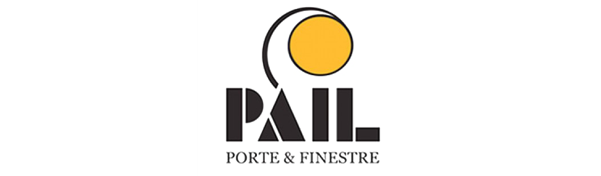 Logo per PAIL Porte & Finestre, con la scritta 