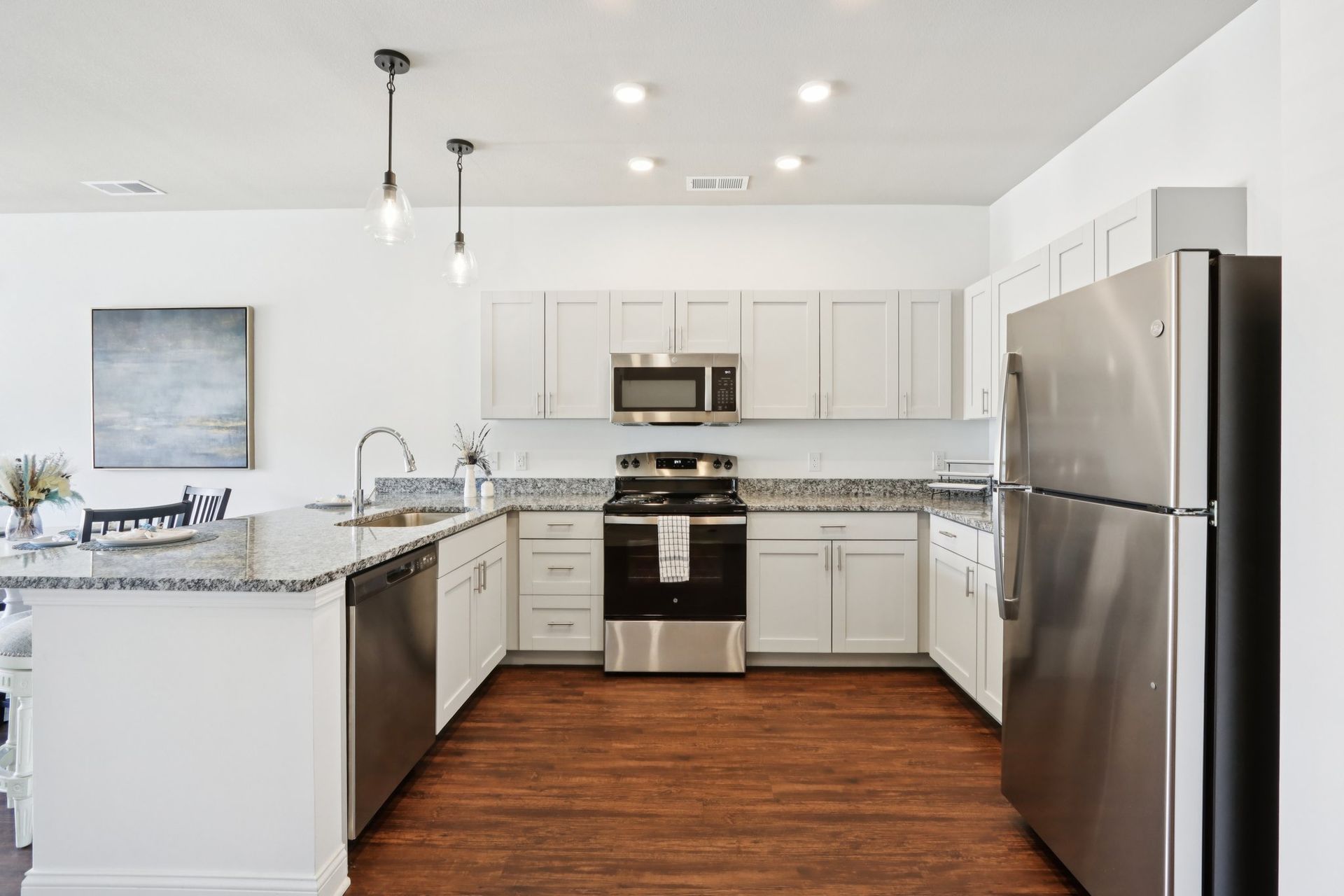 Precedent Flats Model Kitchen