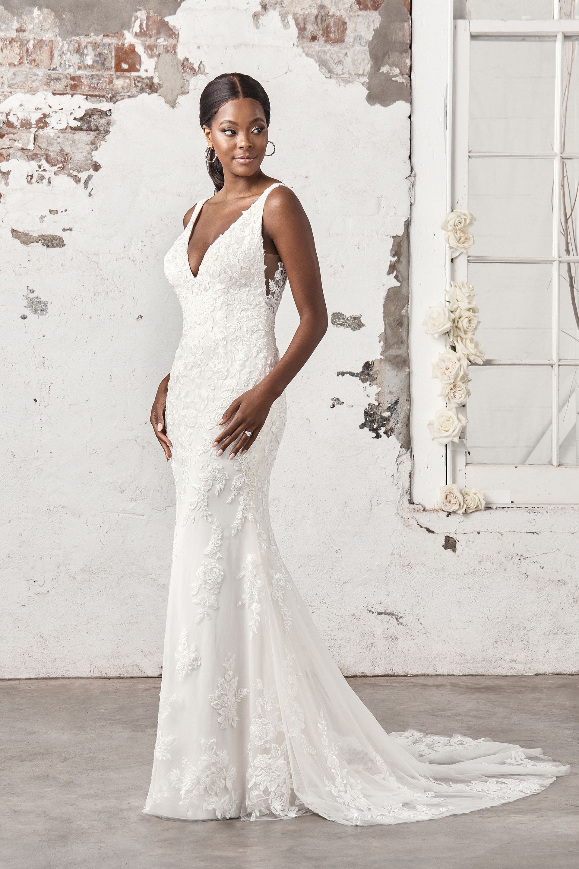 abito da sposa a sirena