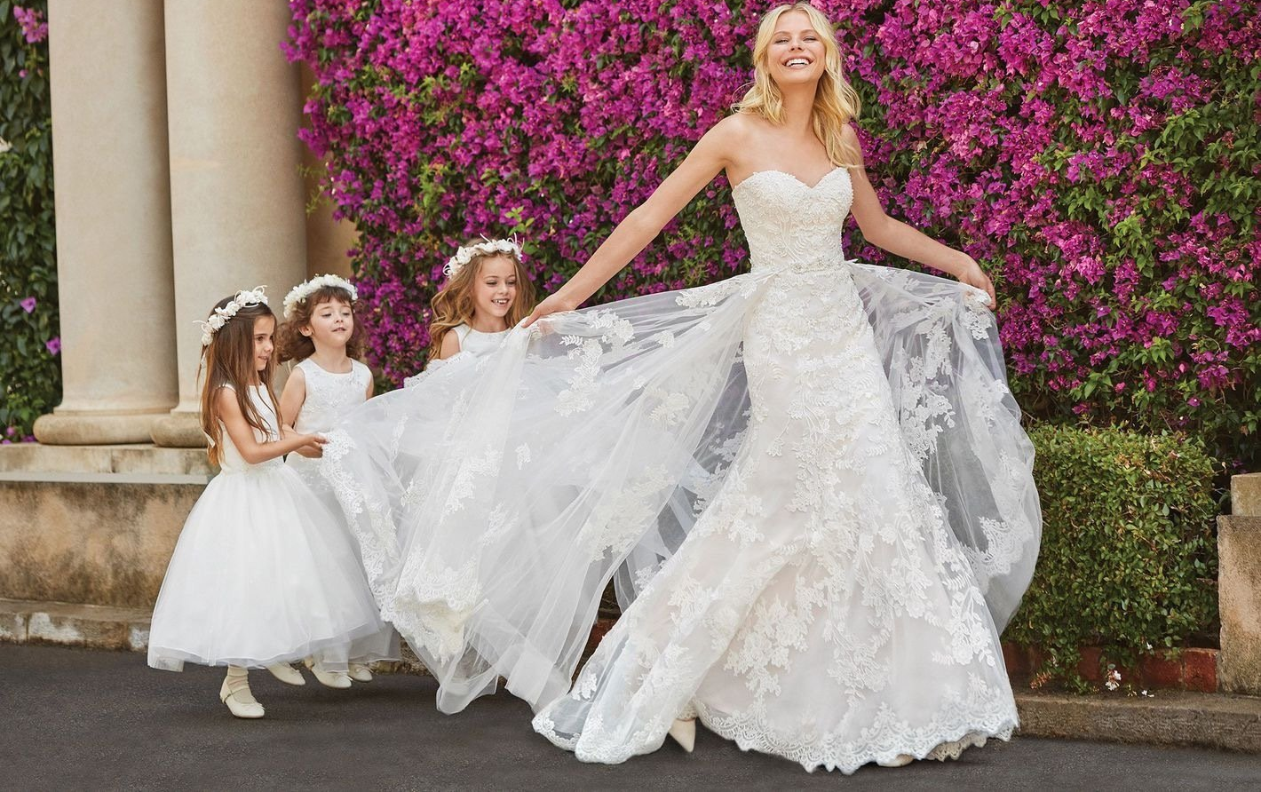 sposa e pagetti