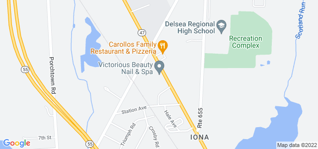 Map of business location