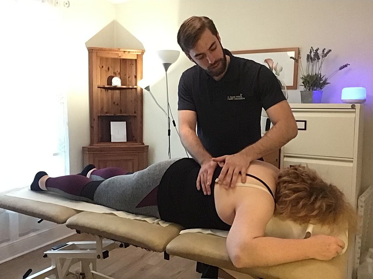 Patient with Sciatica at In Touch with Health Osteopathy