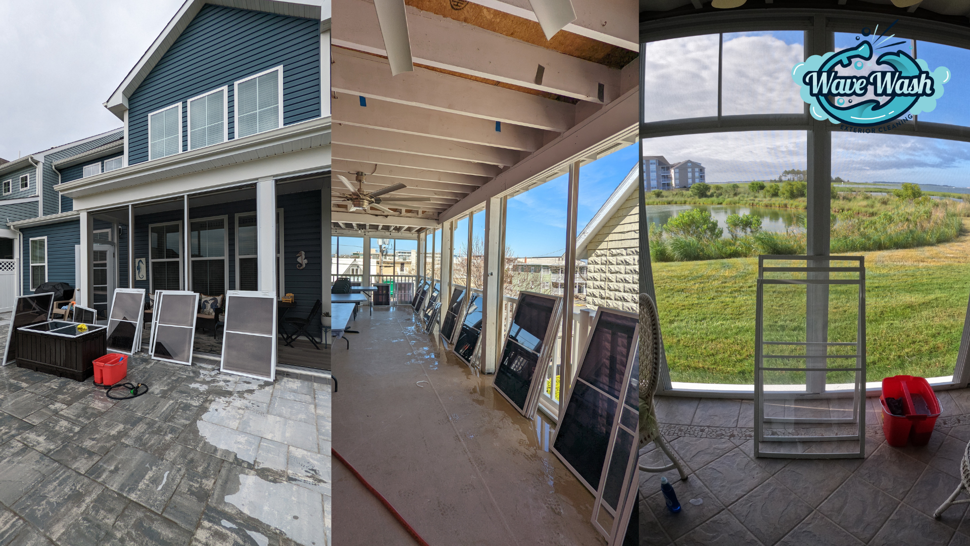 Window Washing in Rehoboth Beach, DE | Wave Wash Cleaning