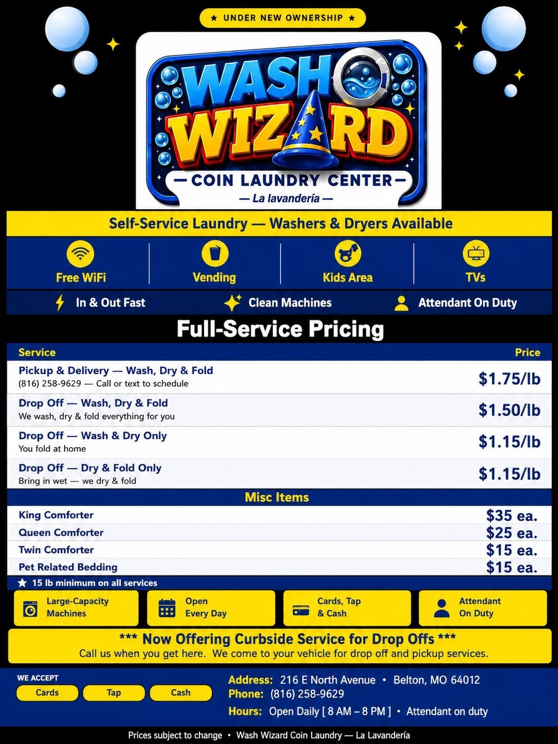 laundry services and prices in
 belton mo