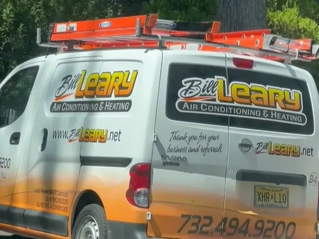Bill Leary Air Conditioning & Heating Truck Bill Leary Air Conditioning & Heating, Metuchen, Edison, Central NJ, Truck.