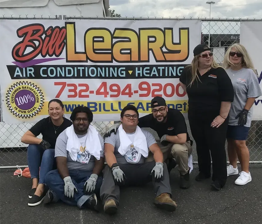 Bill Leary HVAC volunteering, New Jersey.