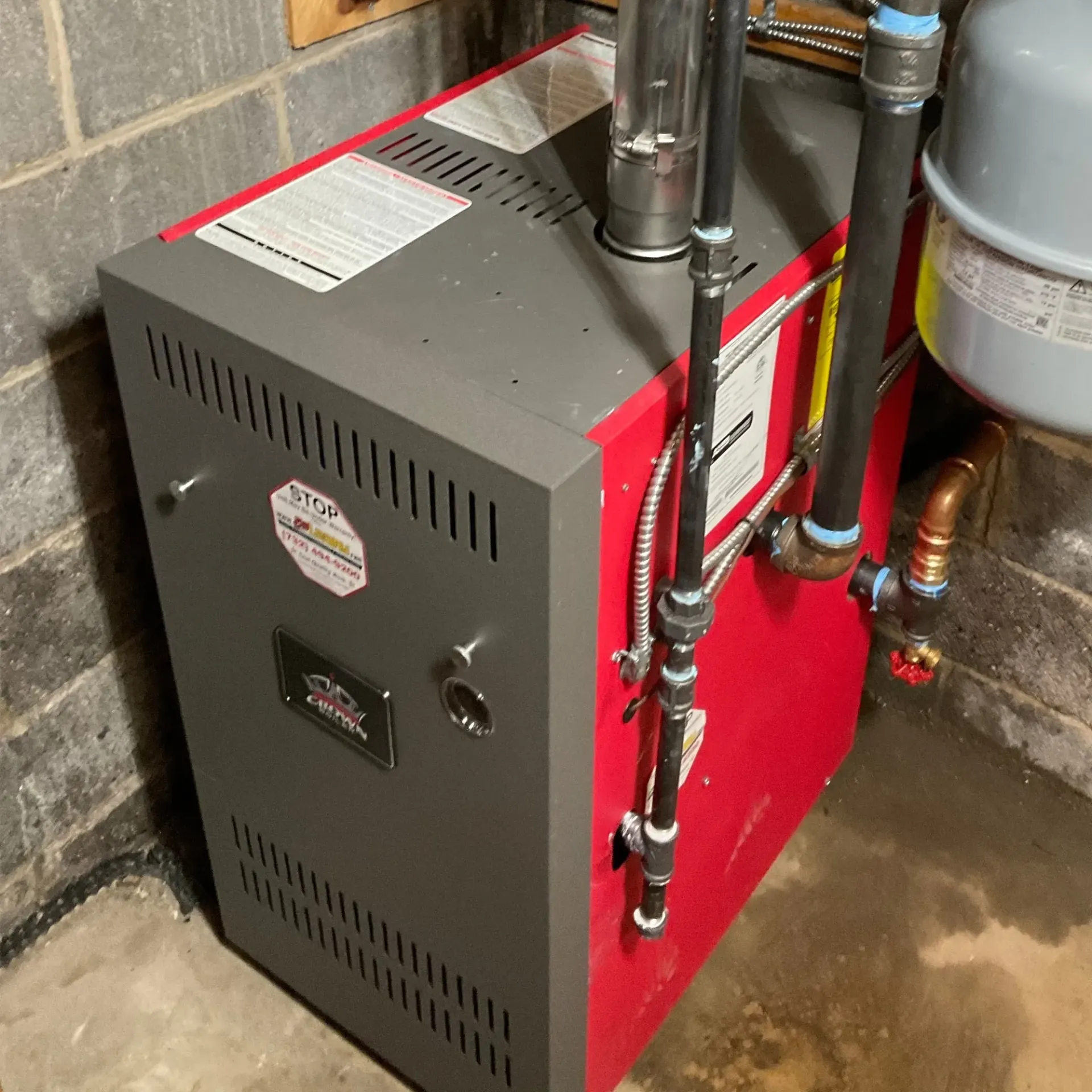 Morpheus8 Face Image of a boiler, installed by Bill Leary HVAC, Metuchen, NJ.