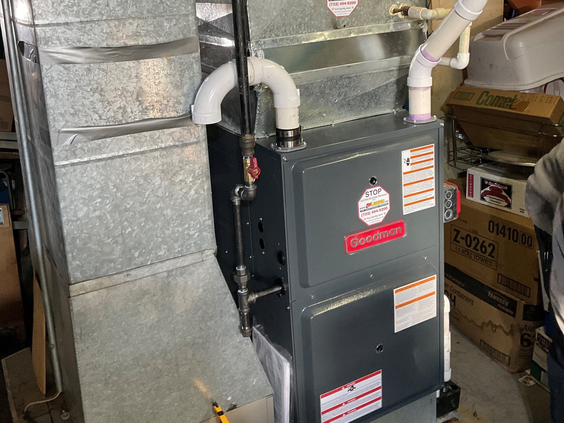 Bill Leary AC & Heating, NJ, installed furnace equipment.