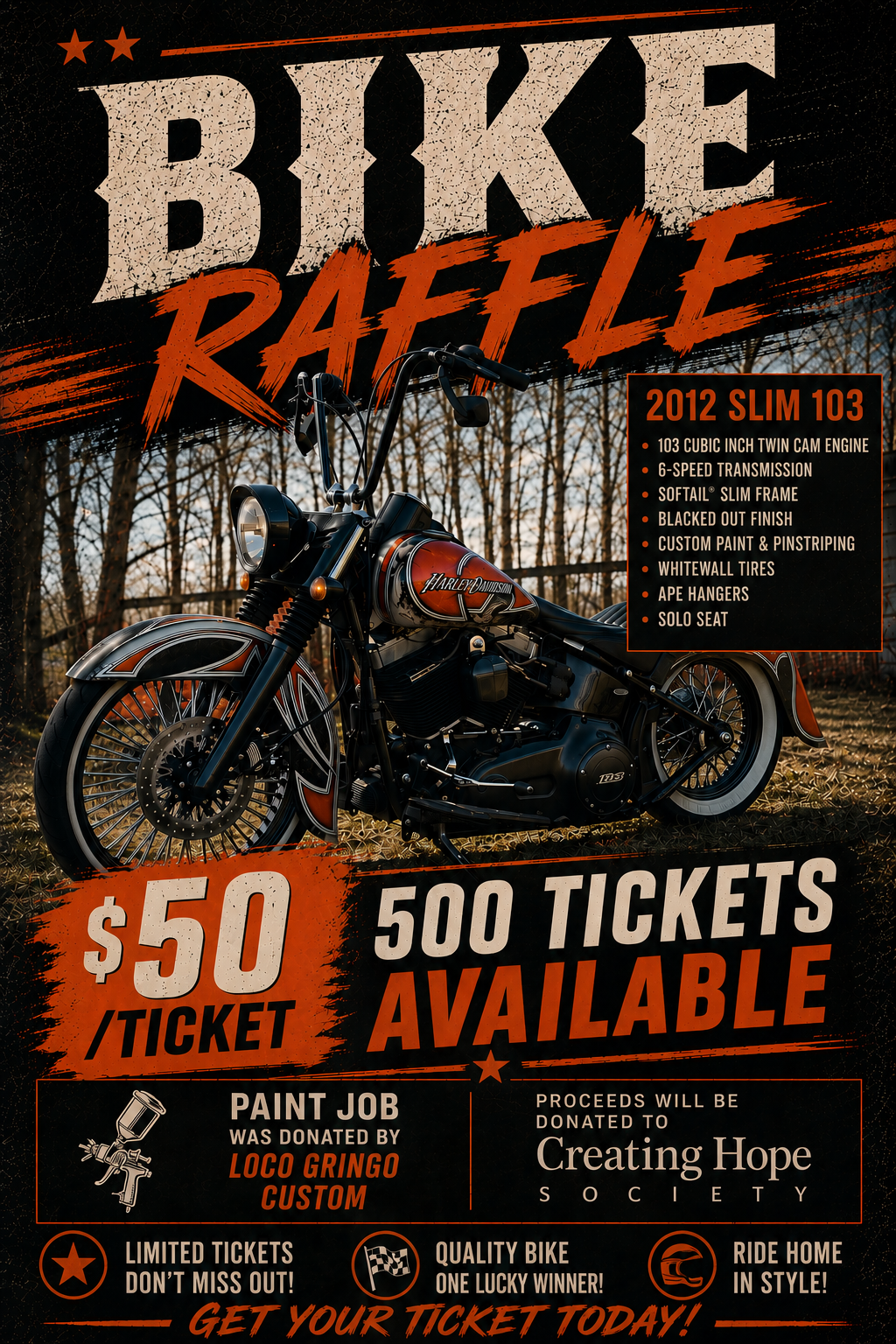 Bike Raffle Poster