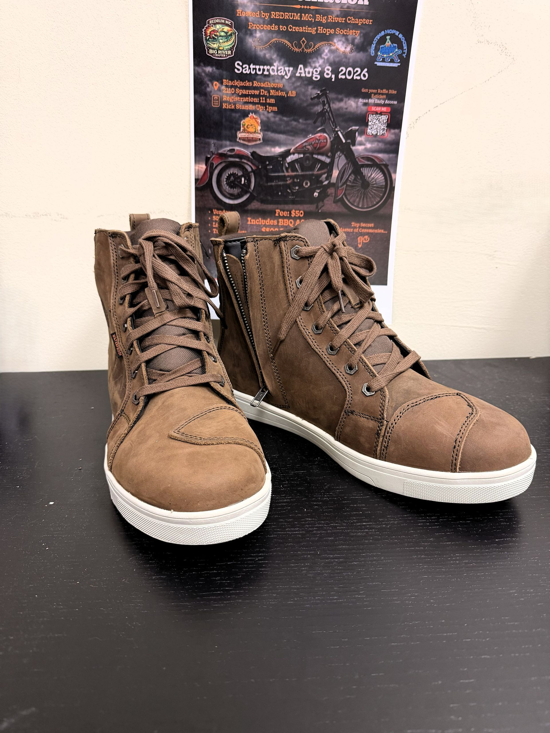 Brown Riding Shoes from One Stop Bike Shop