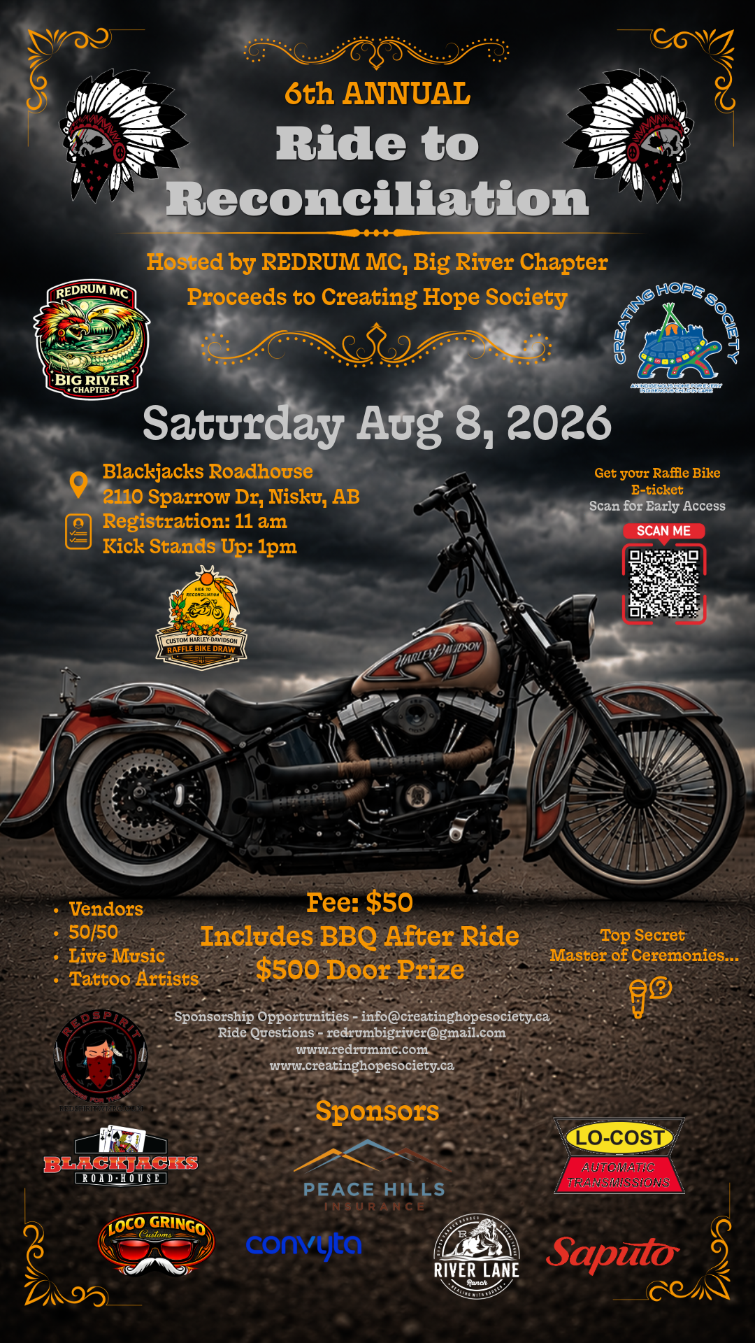 Ride to Reconciliation Event Poster