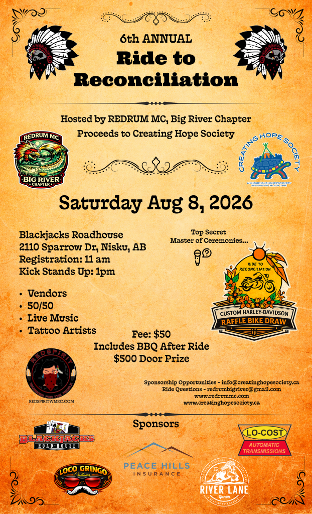 Ride to Reconciliation Event Poster