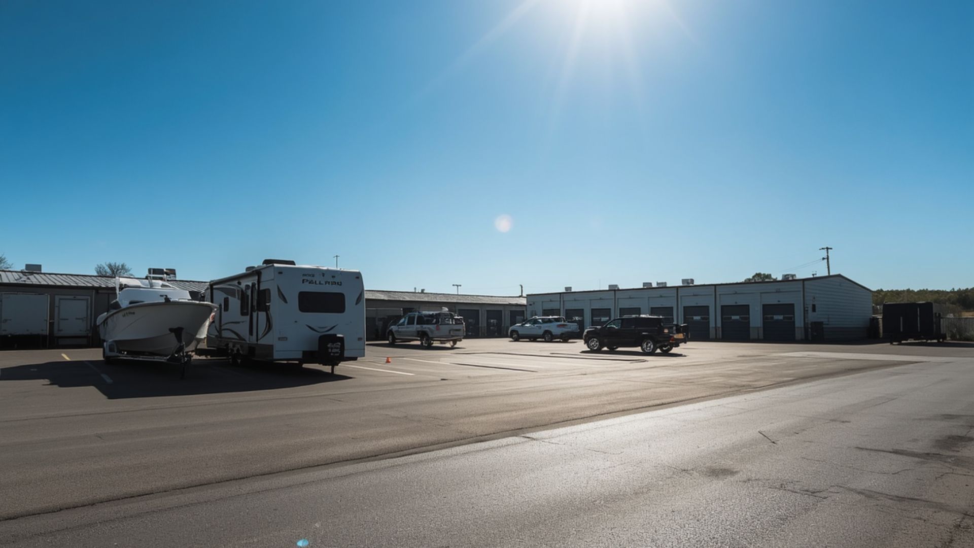 Outdoor parking spaces for RV, boat, trailer, and vehicle storage in Jonesboro AR