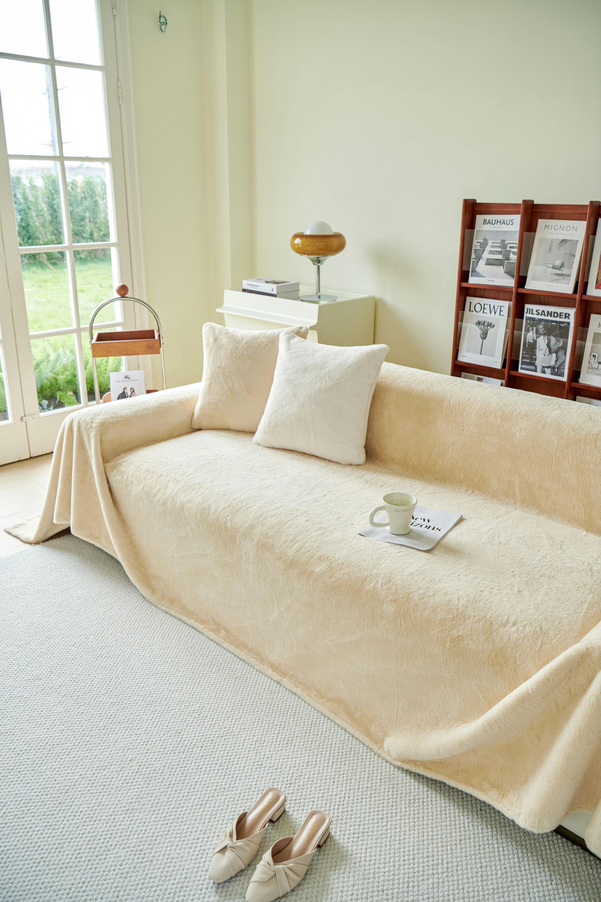 sofa in apartment