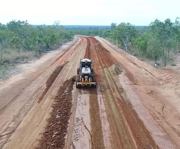 Road construction